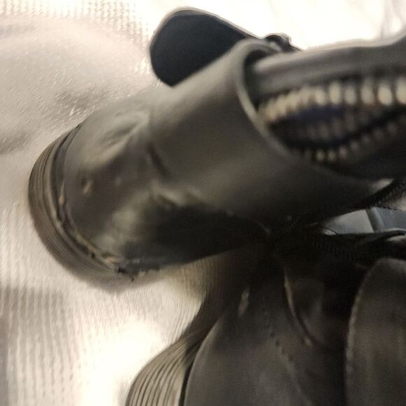 Black Riding Boots, Zip Back. Pink & Pepper Contra‎ Boots. 7M - Picture 8 of 12